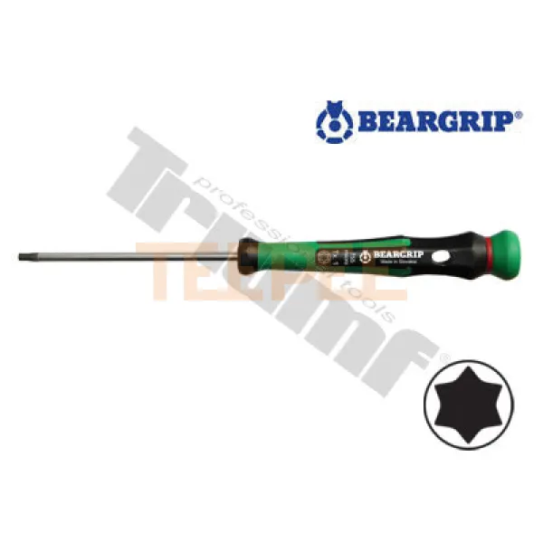 BEARGRIP micro skrutkovač Torx 2K séria 755-T15 x 80 mm (B-T)