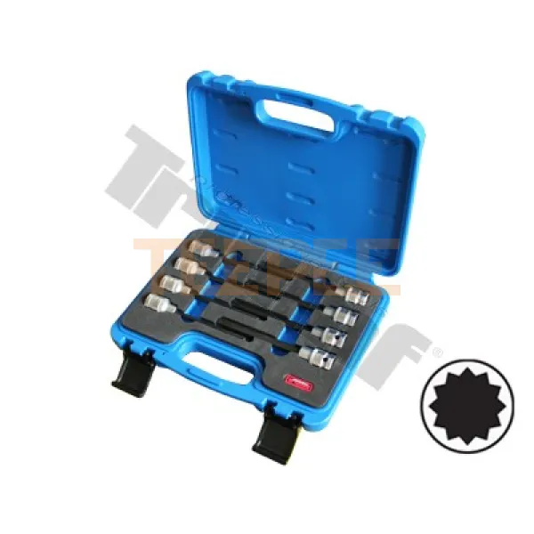 TRIUMF sada 1/2" nadstavcov XZN, 8 dielna