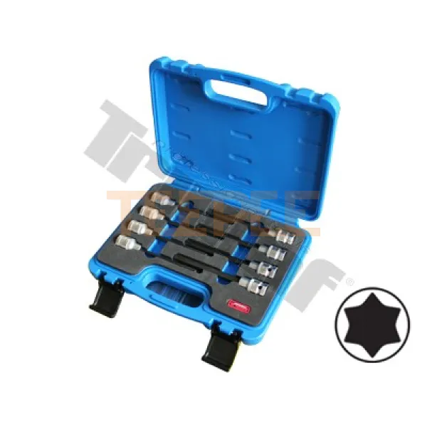 TRIUMF sada 1/2" nadstavcov Torx, 8 dielna