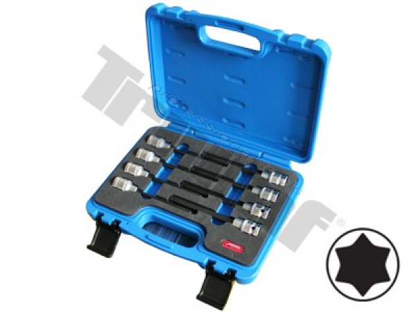 TRIUMF sada 1/2" nadstavcov Torx, 8 dielna