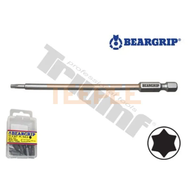 BEARGRIP bit Torx, predĺžený 100 mm, 1ks