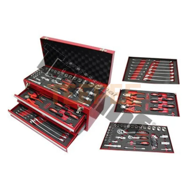 TRIUMF kufor s náradím, gola ¼" a ½", náradie v moduloch, 92dielny Triumf®