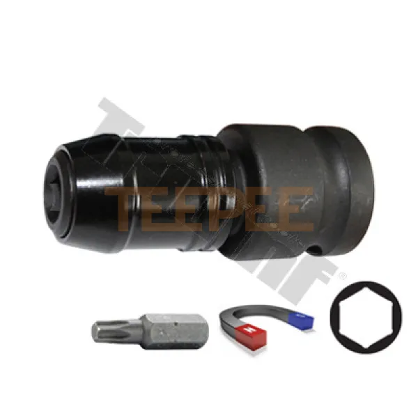 TRIUMF adaptér pre 8mm bity, L=50mm, 1/2" vstup, magnetická fixácia bitov + super krúžok, materiál CRMO