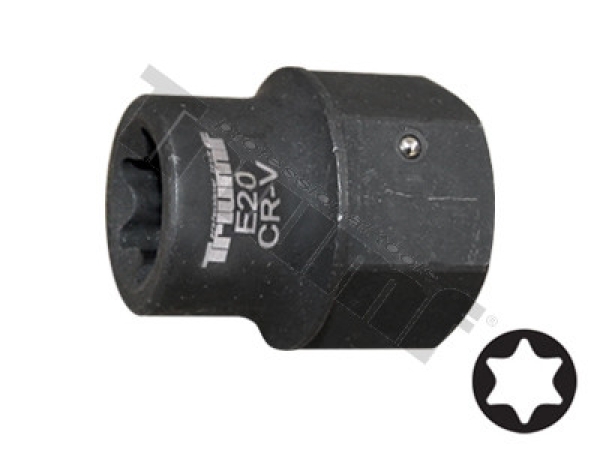TRIUMF hlavica kovaná 3/4", výstup na šesťhranný 30mm nadstavec, extra nízka
