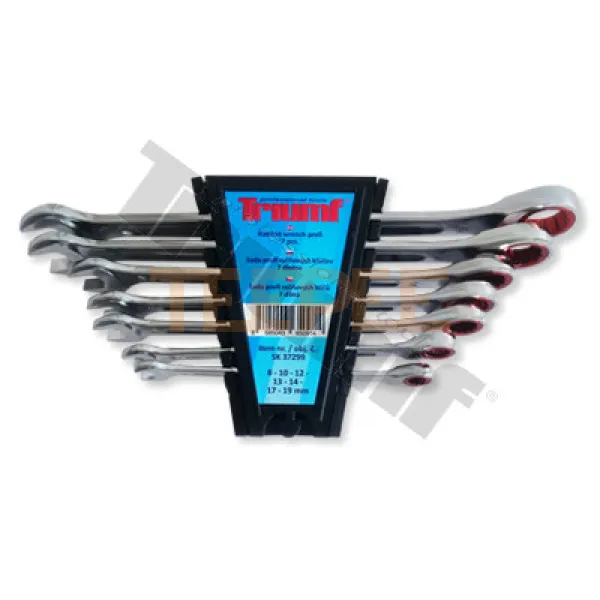 TRIUMF sada račňových kľúčov 8,10,12,13,14,17,19mm profi v PVC držiaku, 7 dielna