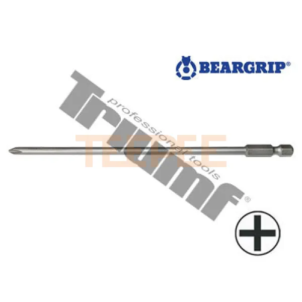BEARGRIP bit krížový PH2 (150 mm), séria 4002, extra dlhý (B-T)