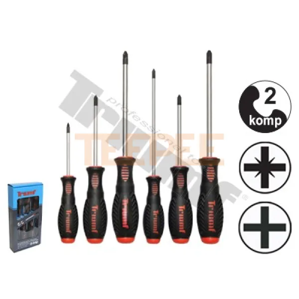 TRIUMF sada skrutkovačov krížových 6 dielna