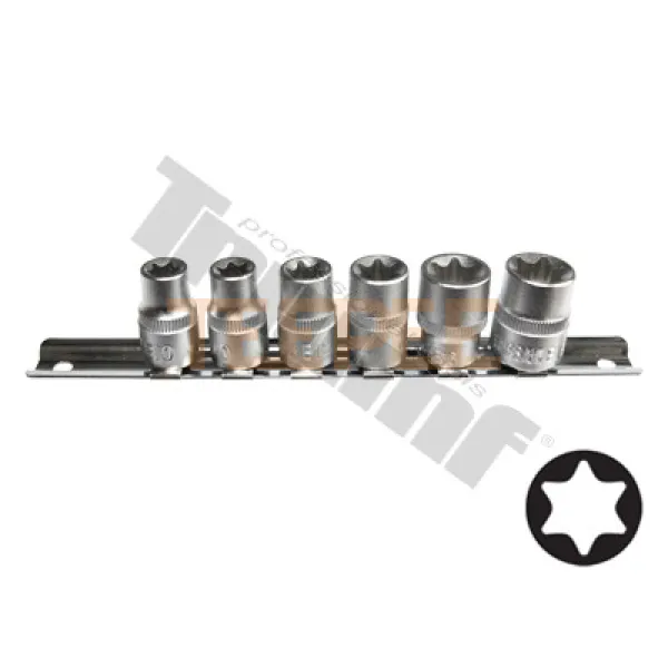 TRIUMF sada hlavíc 3/8" vstup, 6 dielna
