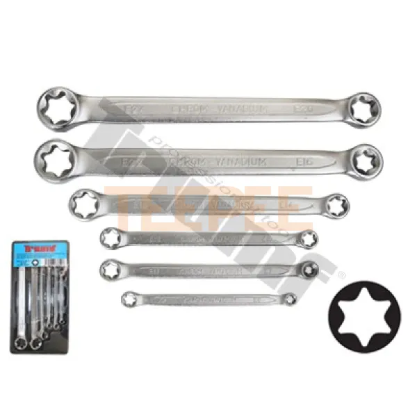 TRIUMF sada kľúčov očkovidlicových E-profil 6 - 24 mm, 6-dielna