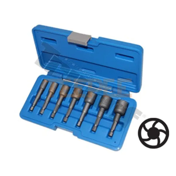 TRIUMF sada špec. povoľovacích hlavíc na skrutky 1/4 ", 7 - dielna