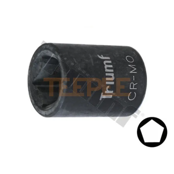 TRIUMF hlavica 1/2" päťhranná na brzdy, dĺžka 37 mm