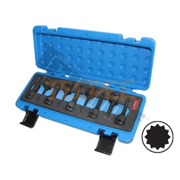 TRIUMF sada kovaných XZN bitov, 1/2" vstup, 9 - dielna