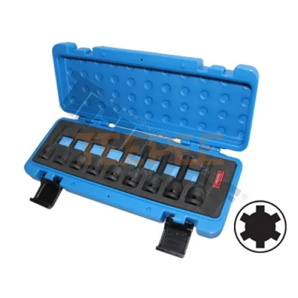 TRIUMF sada kovaných Ribe bitov, 1/2" vstup, 8 - dielna