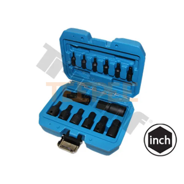 TRIUMF sada kovaných úderových bitov inbus 3/32, 1/8, 5/32, 3/16, 7/32, 1/4, 9/32, 5/16, 3/8, 7/16, 1/2, 9/