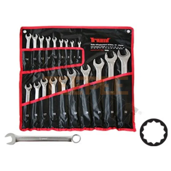 TRIUMF sada kľúčov očkovidlicových, 6 - 32 mm, DIN 3113A 19-dielna