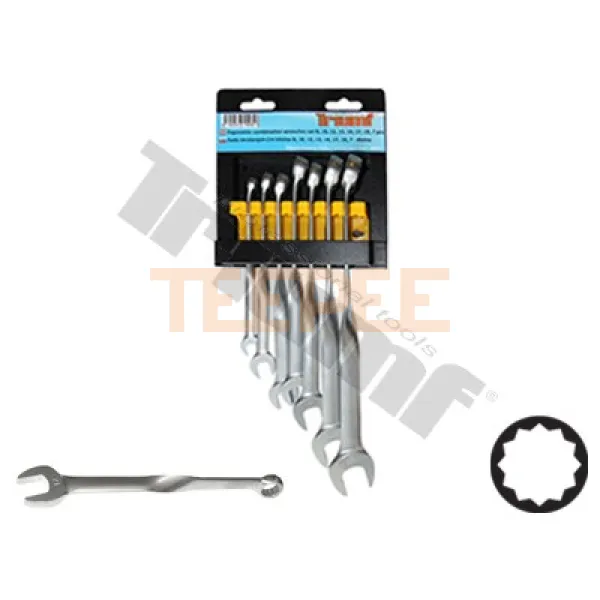 TRIUMF sada kľúčov skrútených 8 -19 mm, 7-dielna