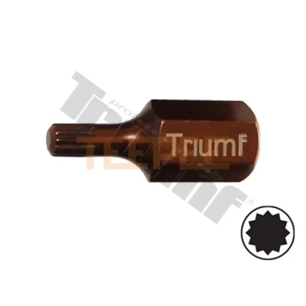 TRIUMF bit XZN tisíchran, 10 mm driek, dĺžka 30 mm