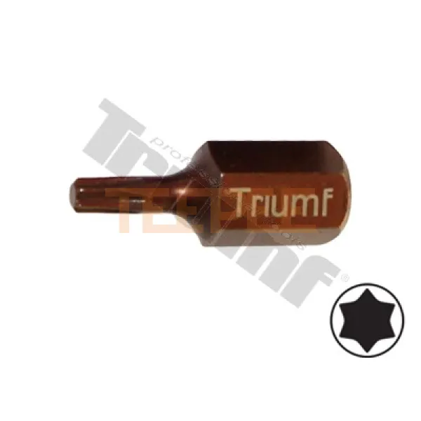 TRIUMF bit Torx nevŕtaný, 10 mm driek, dĺžka 30 mm