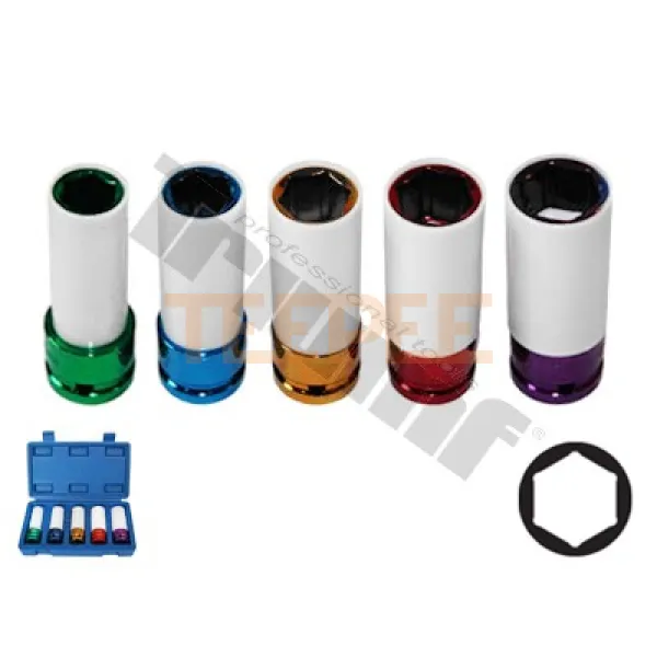 TRIUMF sada hlavíc s plastovou ochranou 1/2" vstup, 5 - dielna