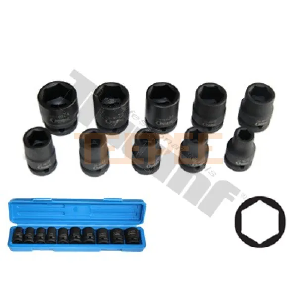 TRIUMF sada kovaných hlavíc 6 - hranných, 1/2" vstup, 10 - dielna