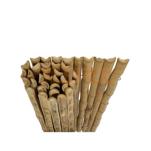 Polkruhová bambusová rolka natural Moso
