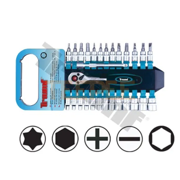 TRIUMF gola sada 1/4 ", 27 dielna, 6 - hranne hlavice