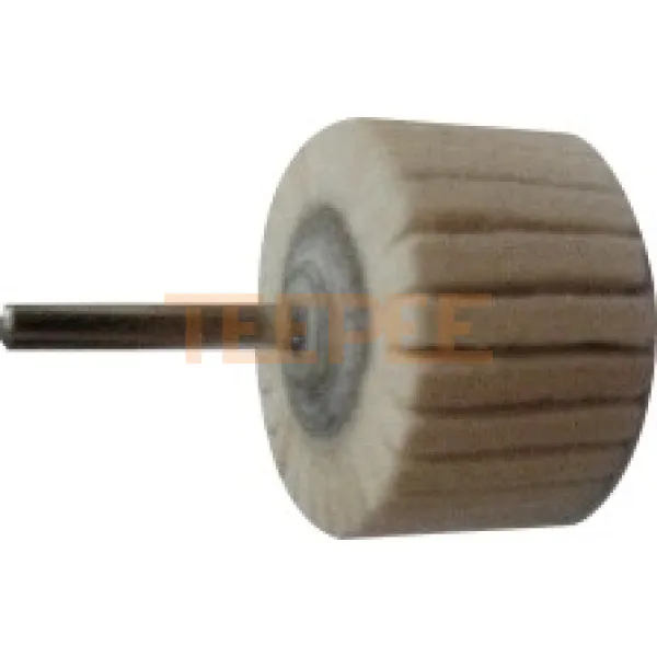 Leštiaci kotúč na stopke vejárový