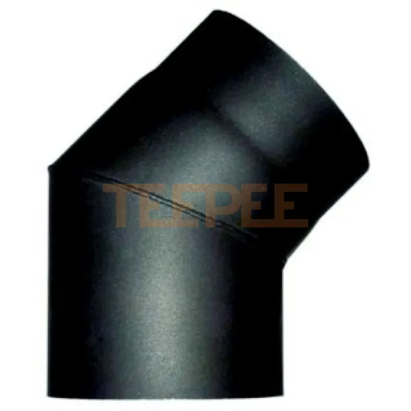 Dymové koleno 45° hrubostenné 1,5mm