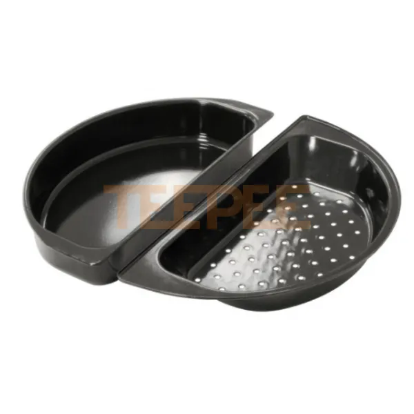 Panvica dvojdielny set polkruhový