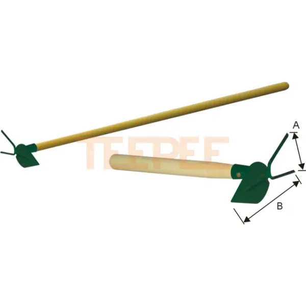 BAUPRO motyčka špicatá - dvojzub