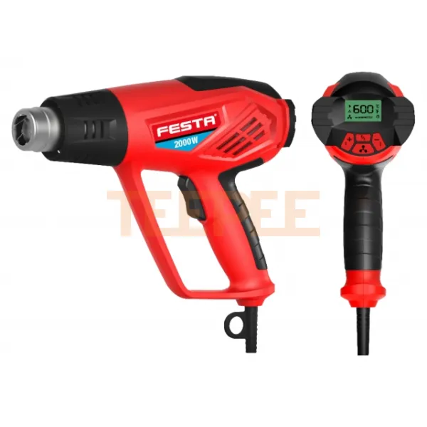 FESTA teplovzdušná pištoľ digitálna s reguláciou