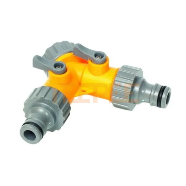 FESTA rozdvojka Y s ventilmi pre 2 rýchlospojky