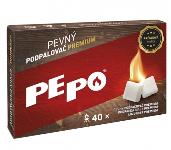 PE-PO pevný podpaľovač Premium 40ks