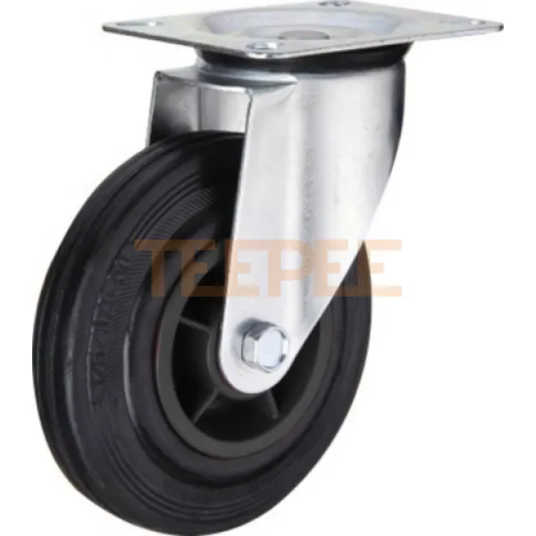 FESTA koliesko otočné s platňou s plastovým diskom