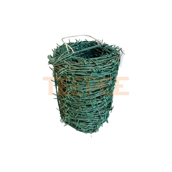 Drôt ostnatý PVC-zelený 100m