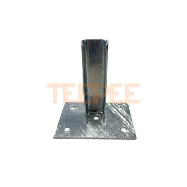 Platňa na stĺpik guľatý ZN 48mm