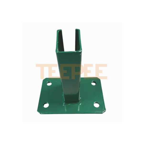 Platňa na stĺpik hranatý PVC-zelený 40x60mm