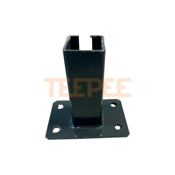 Platňa na stĺpik hranatý PVC-antracit 60x60mm