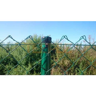 Príchytka na drôt PVC čierna s klincom