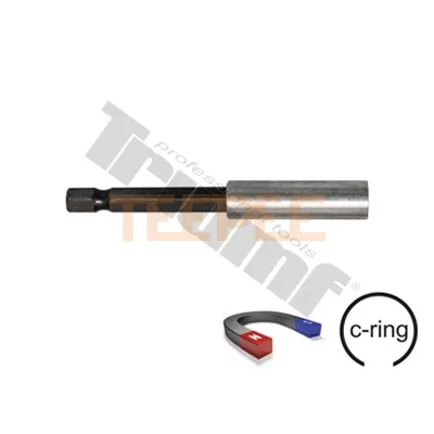 TRIUMF nadstavec magnetický na bity s poistným krúžkom 1/4"