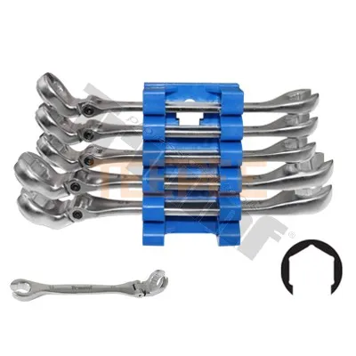 TRIUMF sada kľúčov na brzdové potrubia výkyvných 8 - 12 mm, 5-dielna