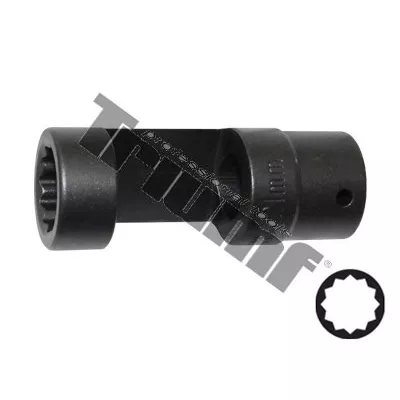 TRIUMF hlavica na vstrekovače 21mm x 85mm s otvorom zboku. 12 hran,Vstup 1/2",CrMO. Vozidlá KIA, Ford
