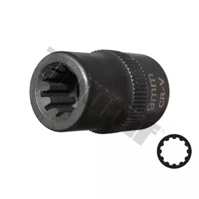 TRIUMF hlavica 10-hran 9 mm na strmene kotúčovej brzdy Porsche, VW, AUDI