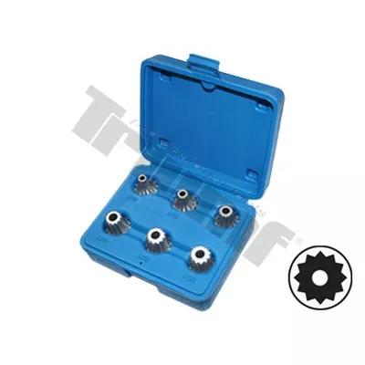 TRIUMF sada 1/2" nástavcov XZN, 6 - dielna