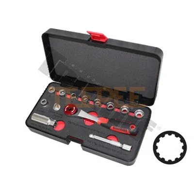 TRIUMF gola sada 1/4" 12 hranný nízky profil hlavíc, 14 dielna