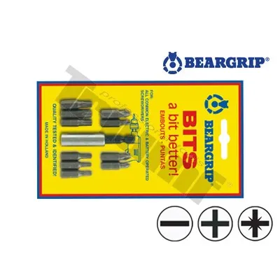 BEARGRIP sada bitov PL, PH, PZ + magnetický držiak, na blistri, 11-dielna