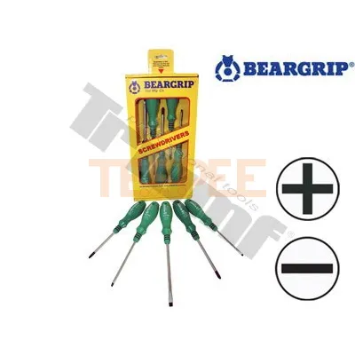 BEARGRIP sada 1K skrutkovačov, PH + PL, 5 - dielna