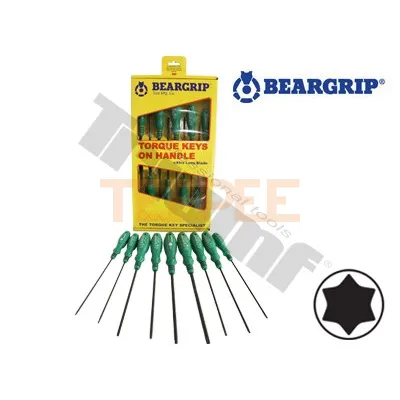 BEARGRIP sada Torx skrutkovačov T8 - T40, 9 - dielna