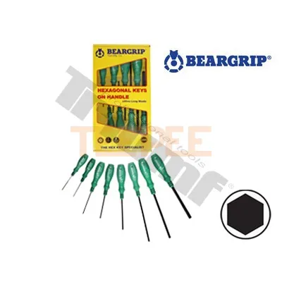 BEARGRIP sada inbus skrutkovačov 2 - 10 mm, 8 - dielna