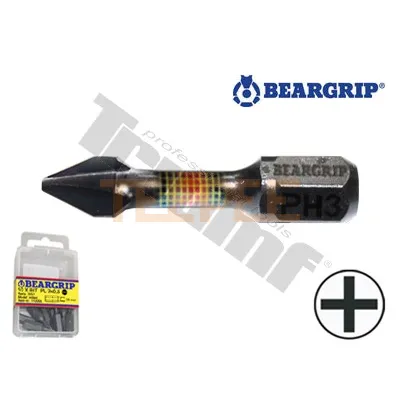 BEARGRIP bit krížový PH, dĺžka 30 mm, úderový, 1ks